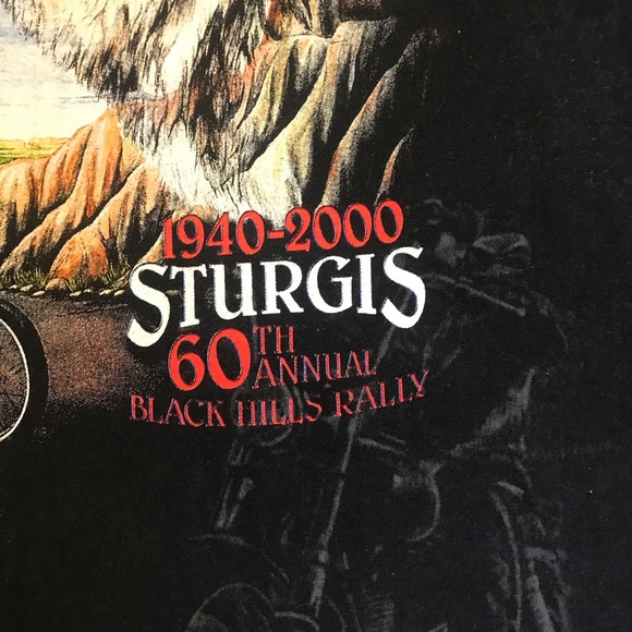 sturgis biker rally tee 1999-2000 - Picture 2 of 5